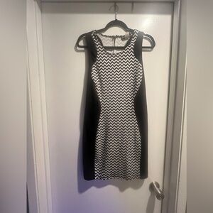 Black & White Chevron Dress